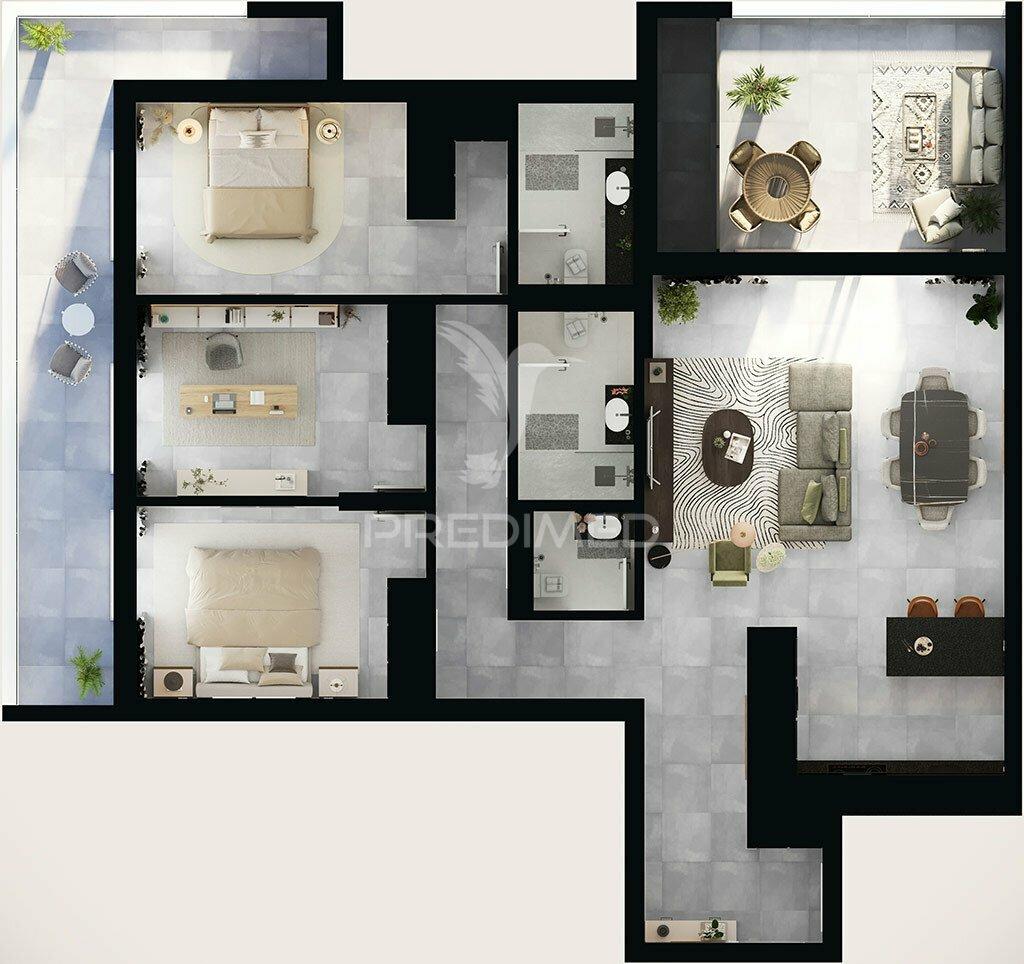 Apartamento t3 novo, piscina, 1km da praia, lagos algarve