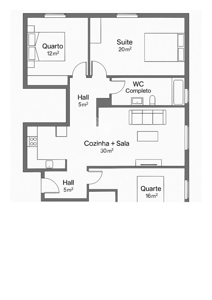 Apartamento - t3 estrada de benfica