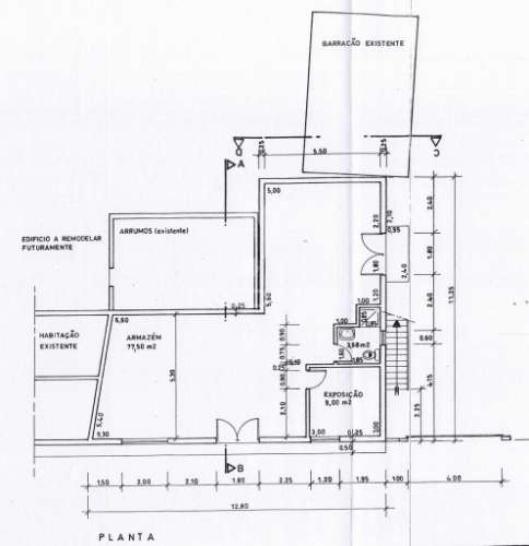 Armazém com potencial para moradia t3, fazendas de almeirim.