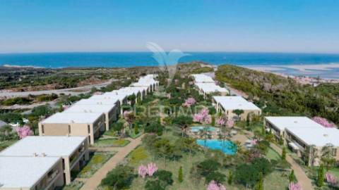 Moradia duplex geminada com 3 quartos no west cliffs, óbidos