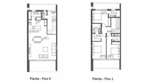 Moradia duplex geminada com 3 quartos no west cliffs, óbidos