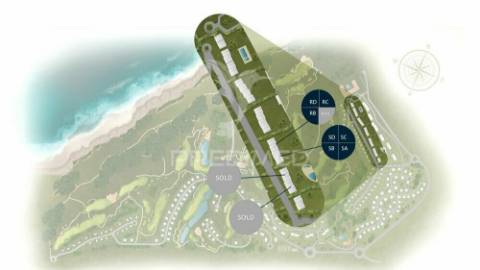 Moradia duplex geminada com 3 quartos no west cliffs, óbidos