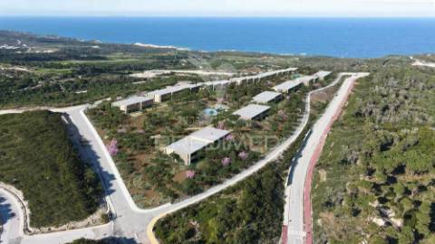 Moradia duplex geminada com 3 quartos no west cliffs, óbidos