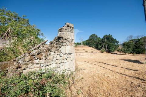 "terreno com ruína em courelas, trancoso "
