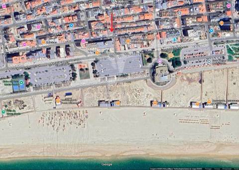 T3 duplex, segunda linha monte gordo, vista mar, praia 100m