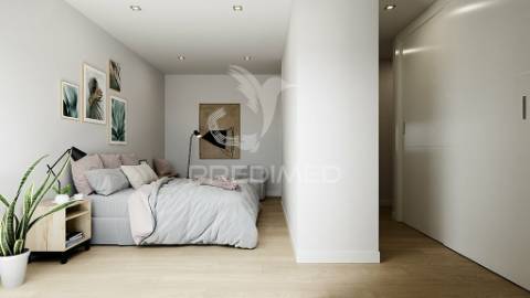 Apartamento t3 com varanda e vista mar