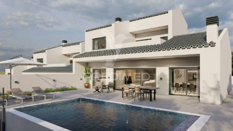 Moradias deluxe t3 com piscina e garagem - patã de cima