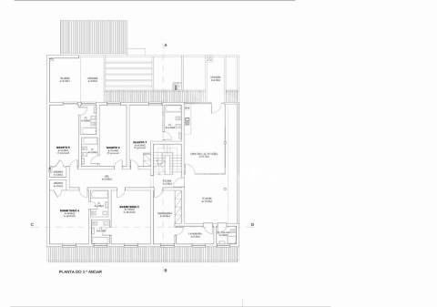 Building in cacela downtown operating as an hostel