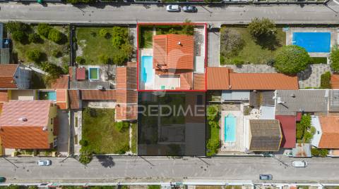 Fernão ferro, moradia t3 + 2, piscina e garagem