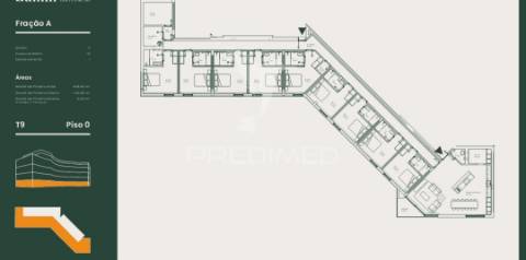 Apartamento t9 com varanda em sines