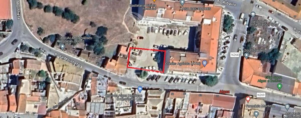 Lote para construção de prédio - 12 fogos - centro de algoz