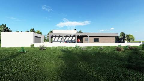 Moradia térrea em fase final de construção