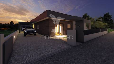 Moradia térrea em fase final de construção