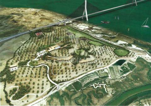 Terreno à beira do guadiana, com 25ha, com projecto de hotel