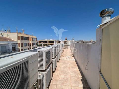 Building in cacela downtown operating as an hostel