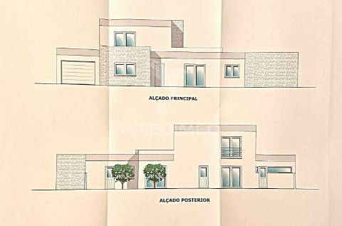Lote de terreno com projeto - bairro s. joão - grândola