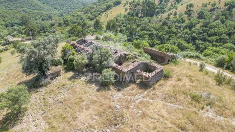 Quinta com 2,3000 ha e ruinas com 72 m2 a 11 km de odemira