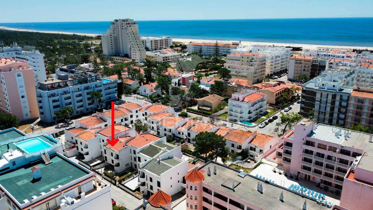 Apartamento t1+studio anexo, para arrendar em monte gordo