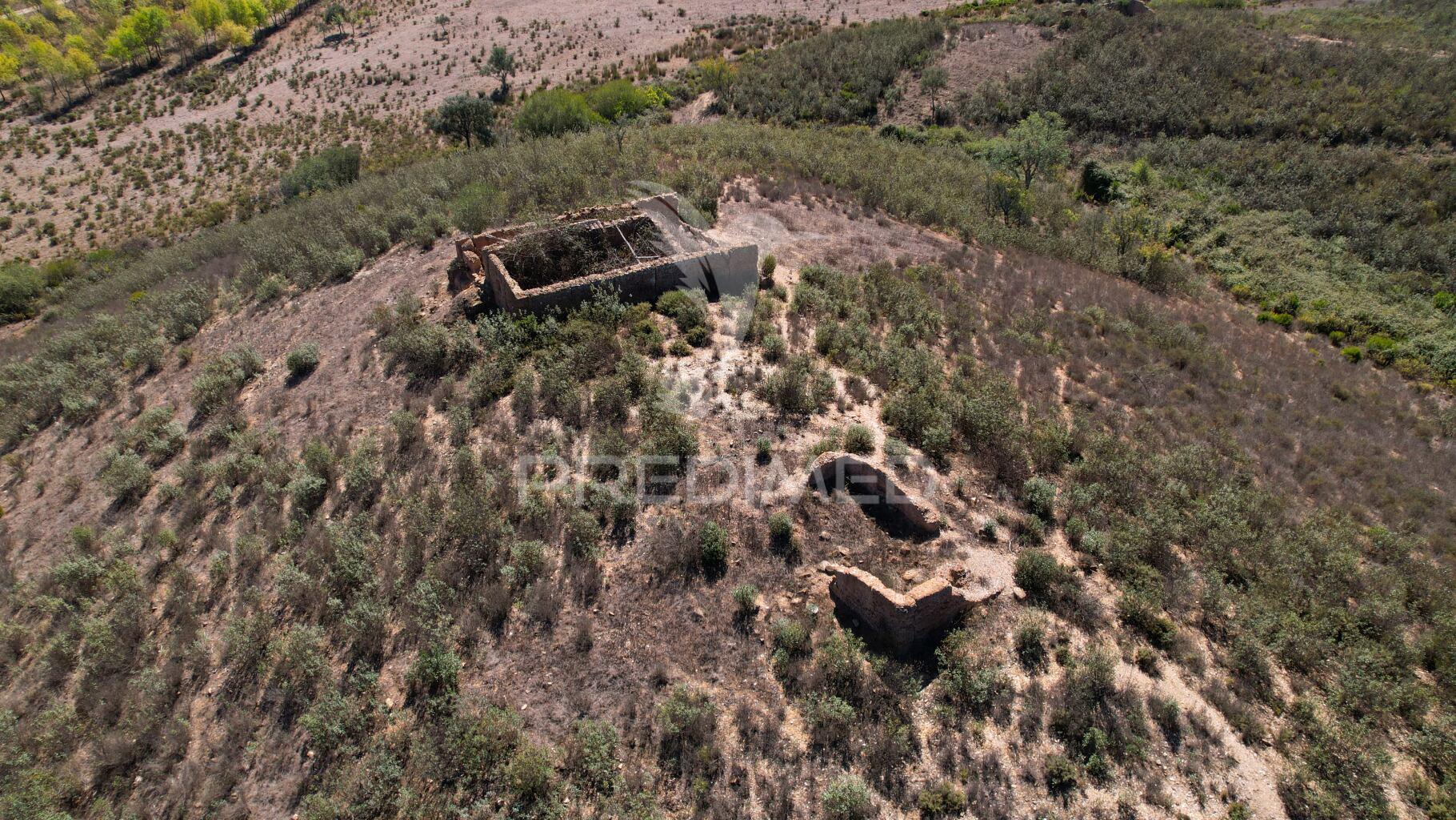 Casas em ruinas