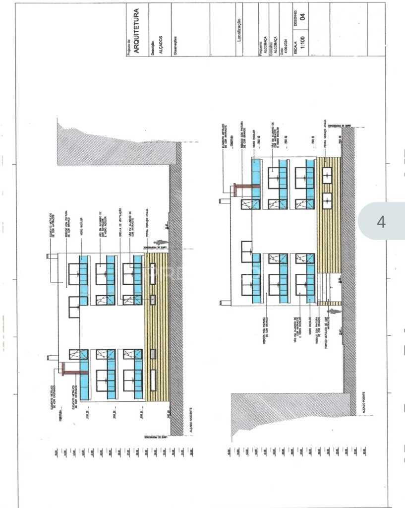 Terreno com projecto aprovado em alcobaça