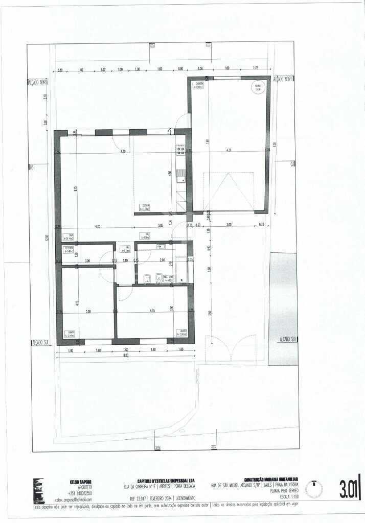 Terreno com projeto aprovado – vila das lajes, praia da vitória – 392 m²
