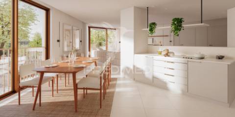 Apartamento t1 com varanda e parqueamento coberto