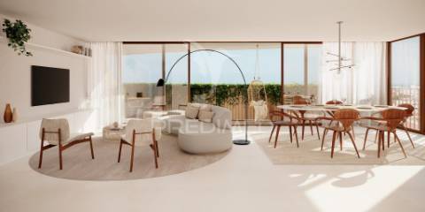 Apartamento t1 com varanda e parqueamento coberto