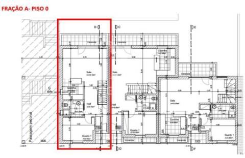 Terreno com projeto para a construção de 3 moradias em castro verde