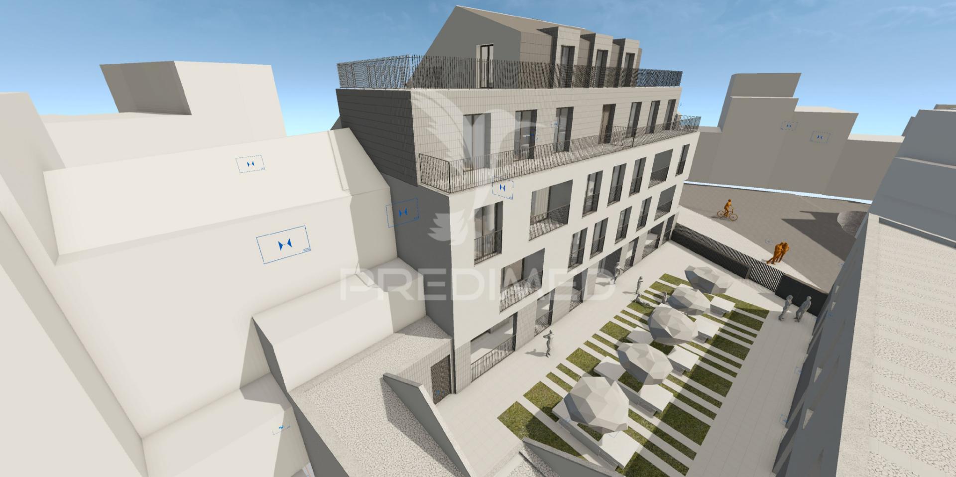 Apartamento em construção tipologia t3 duplex em condomínio fechado