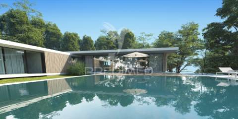 Moradia v5, em construção com piscina, constância.