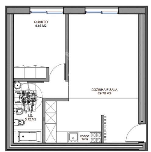 Apartamento t1 - valongo
