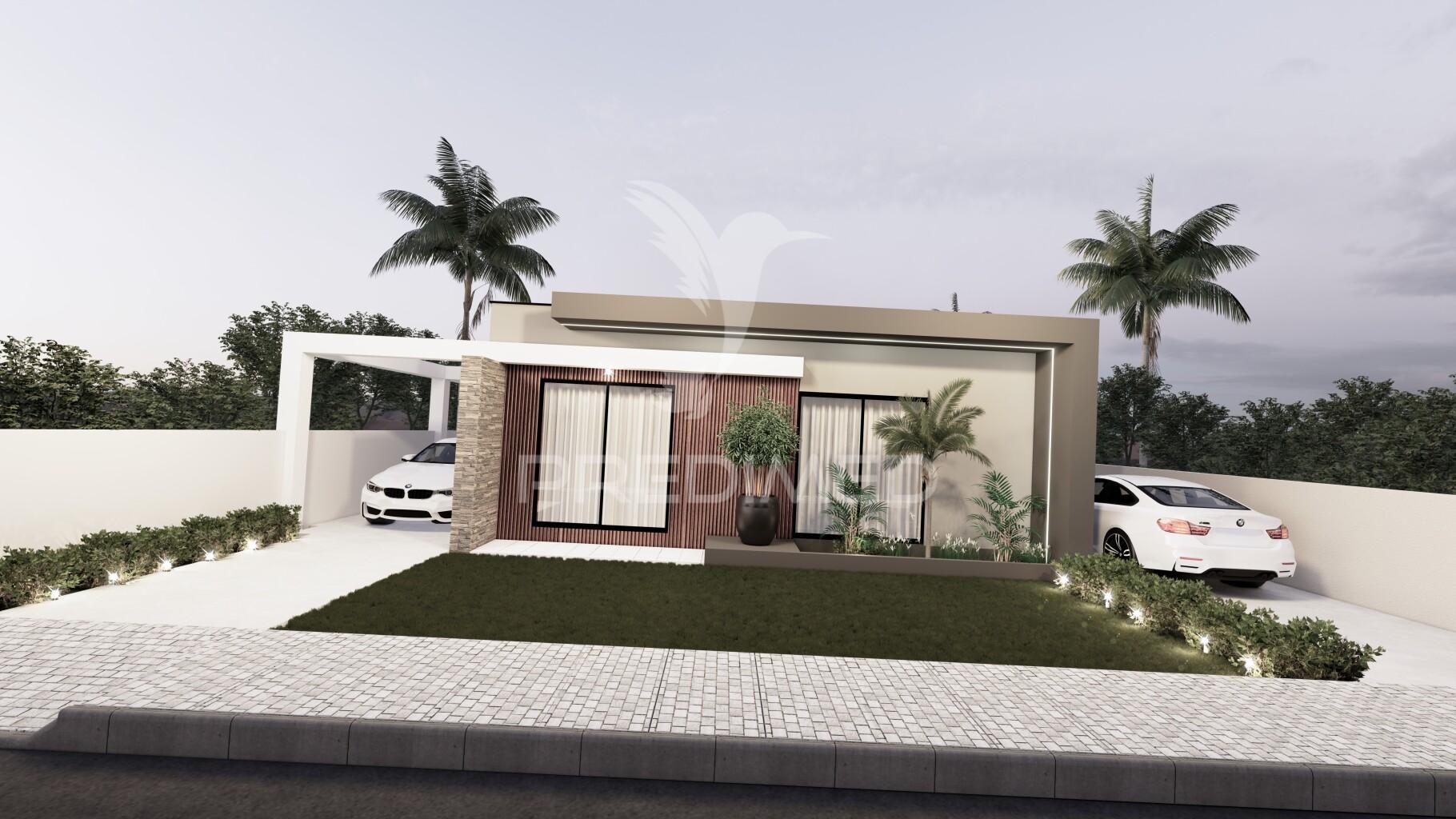 Moradia isolada térrea t3+1 c/ piscina
