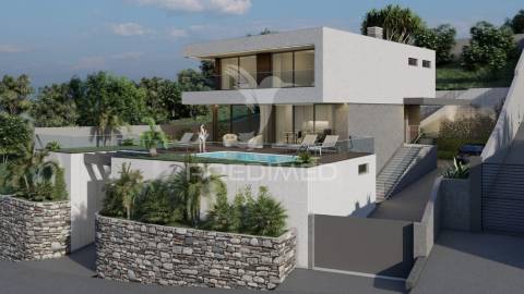 Moradia de luxo t4 com vista mar no funchal