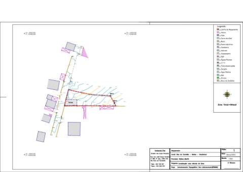 Terreno de 584 m 2 com ruina de 80 m2
