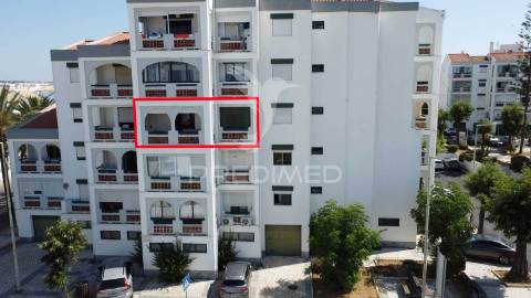 Apartamento t1 em manta rota com vista mar, perto da praia