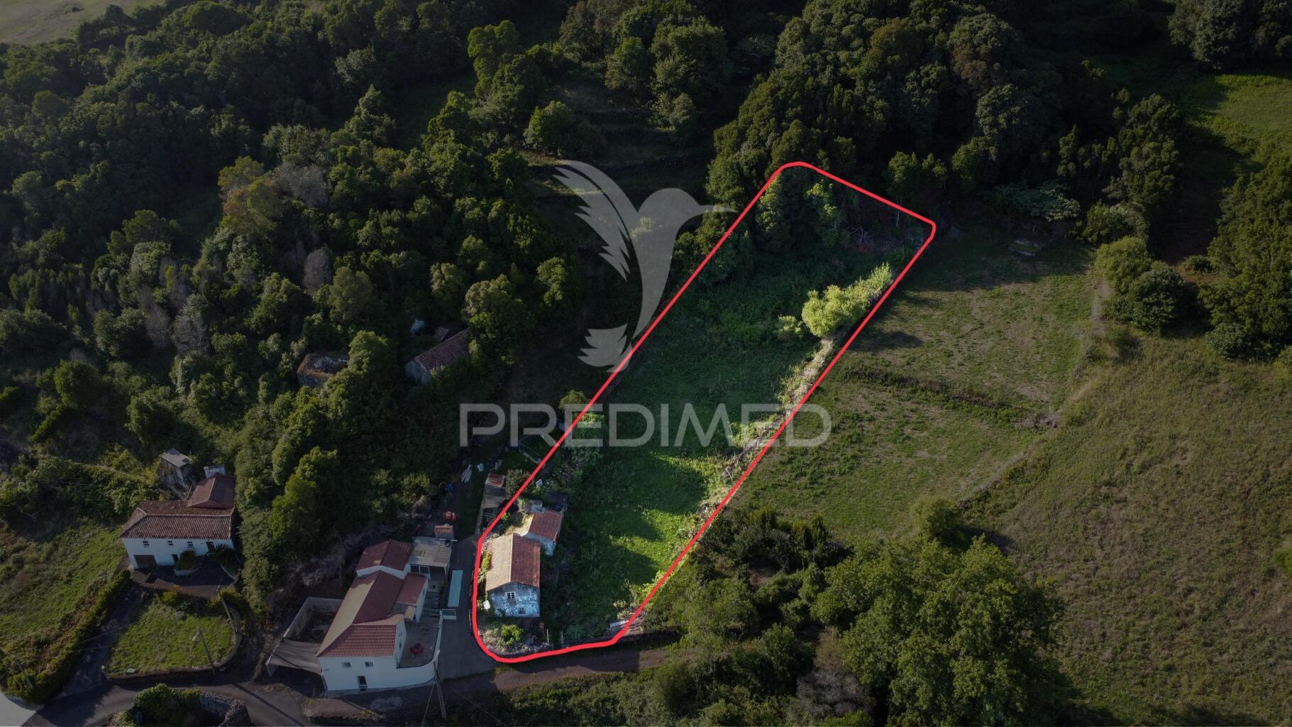 Propriedade para recuperar com quintal – freguesia da urzelina