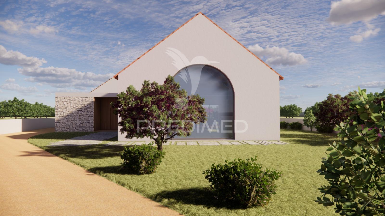 Terreno urbano em fátima – com projeto aprovado para moradia térrea com piscina