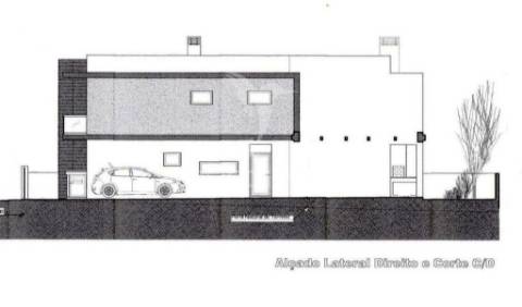 Moradia geminada t3 c/pérgula, p.general - fernão ferro