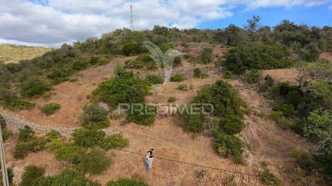 Terreno rustico com vista mar estoi