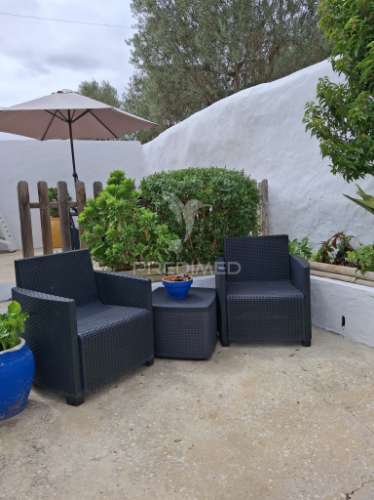 Moradia t2 com salamandra e pátio exterior