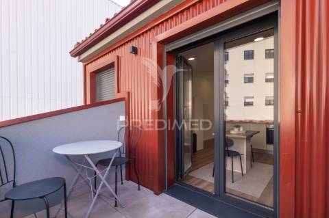 Apartamento t0 – cobertura com terraço – braga