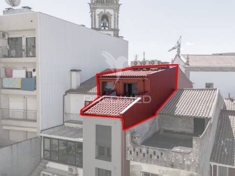 Apartamento t0 – cobertura com terraço – braga