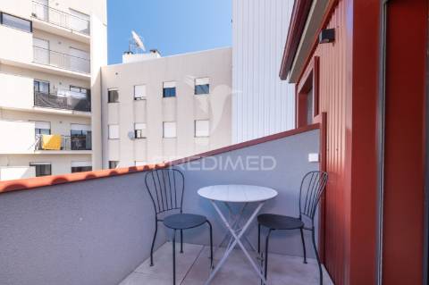 Apartamento t0 – cobertura com terraço – braga