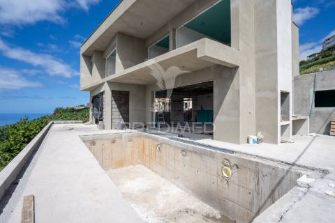 Moradia isolada com piscina e vista mar infinita – ponta do sol, canhas