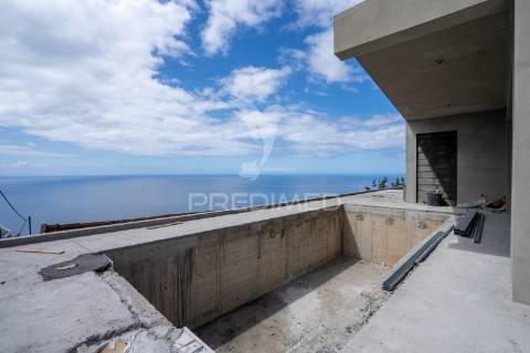 Moradia isolada com piscina e vista mar infinita – ponta do sol, canhas