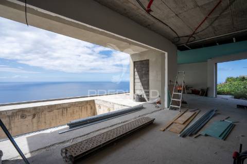 Moradia isolada com piscina e vista mar infinita – ponta do sol, canhas