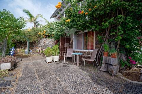 Moradia t2 com terraço vista mar & jardim tropical