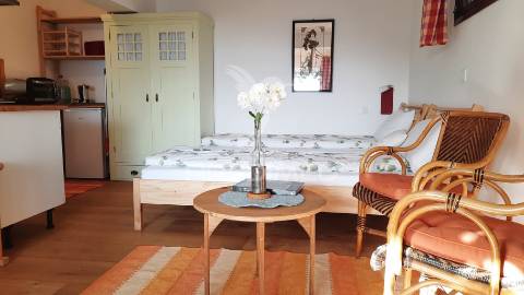 Moradia t2 com terraço vista mar & jardim tropical