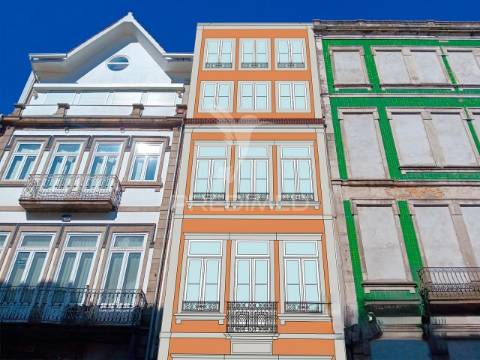 Apartamento t1 com varanda em prédio novo, no centro histórico de braga