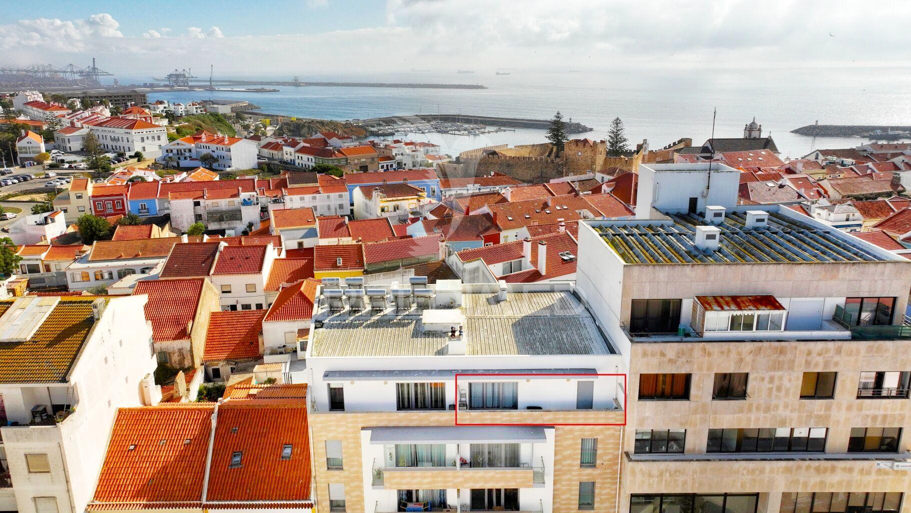 Apartamento t3 - penthouse com vista mar